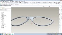 pro-e实例演示&amp;mdash;&amp;mdash;眼镜框模型特征